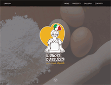 Tablet Screenshot of ilcuoredabruzzo.com